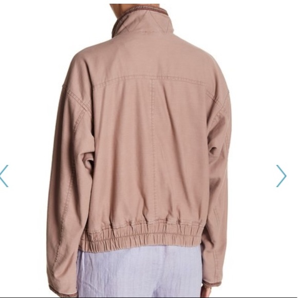 Free Oeople Flight Line Bomber Jacket M NWT - Picture 11 of 11